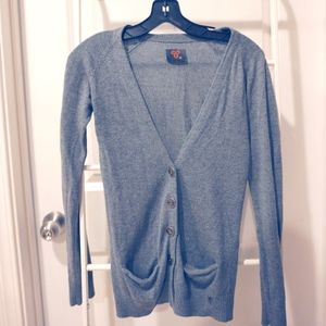 Aritzia Grey Cardigan